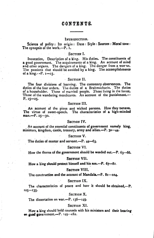 Kamandakiya Nintisara or the Elements of Polity